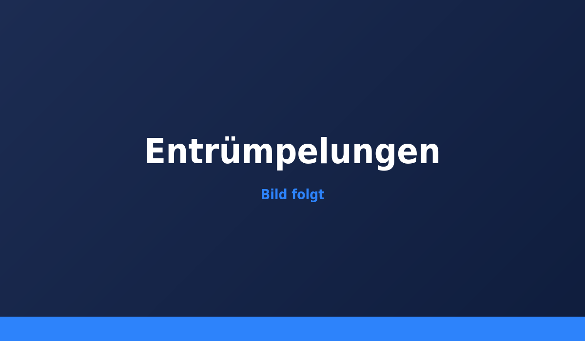 Entrümpelungen von Entrümpelungslegenden